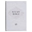 Black with White Dust Jacket Hardcover King James Version Study Bible