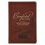 Comforted by God Honey-Brown Faux Leather Devotional Gift Book