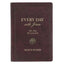 Every Day with Jesus: 366-Day Burgundy Faux Leather Devotional