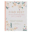 Find Rest Pink Floral Hardcover Devotional