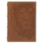Lion Camel Tan Genuine Leather Compact King James Version Bible