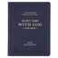 Quiet Time with God for Men Navy Blue Faux Leather Devotional