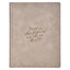 Trust Taupe Faux Leather Large Print King James Version Note-taking Bible - Proverbs 3:5