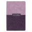 Two-Tone Purple Giant Print Standard Size King James Version Bible