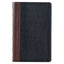 Two-tone Brown & Black Full Grain Leather King James Version Deluxe Gift Bible