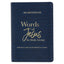 Words of Jesus for Daily Living Blue Faux Leather Devotional
