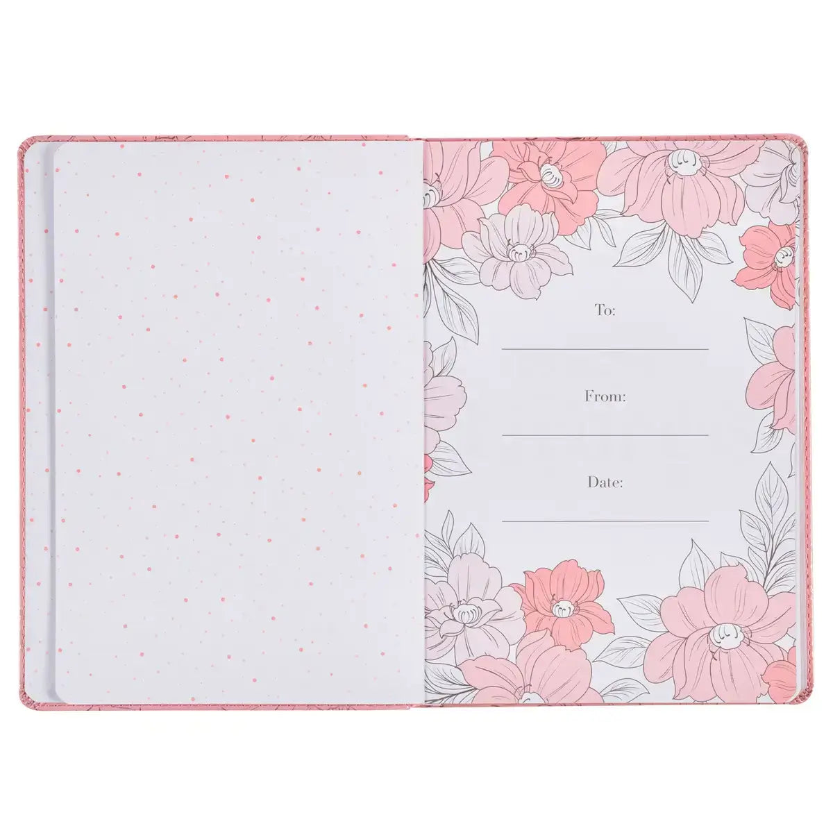 100 Acts of Kindness Pink Faux Leather Devotional