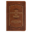 101 Devotions for Men Tawny Brown Faux Leather Devotional - 1 Timothy 6:11