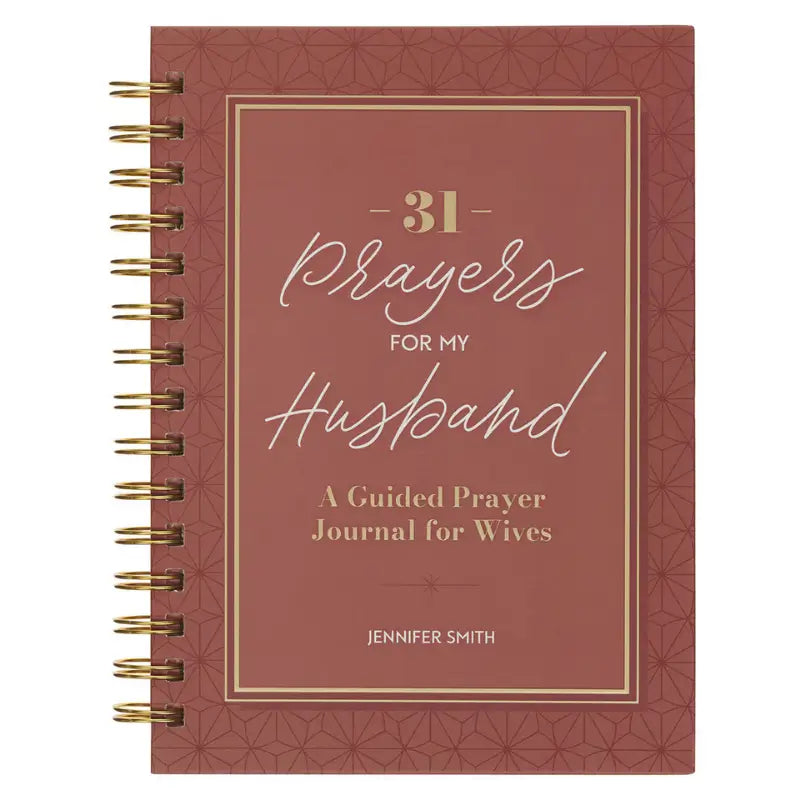31 Prayers for My Husband Spiral Hardcover Prayer Journal for Wives Main image
