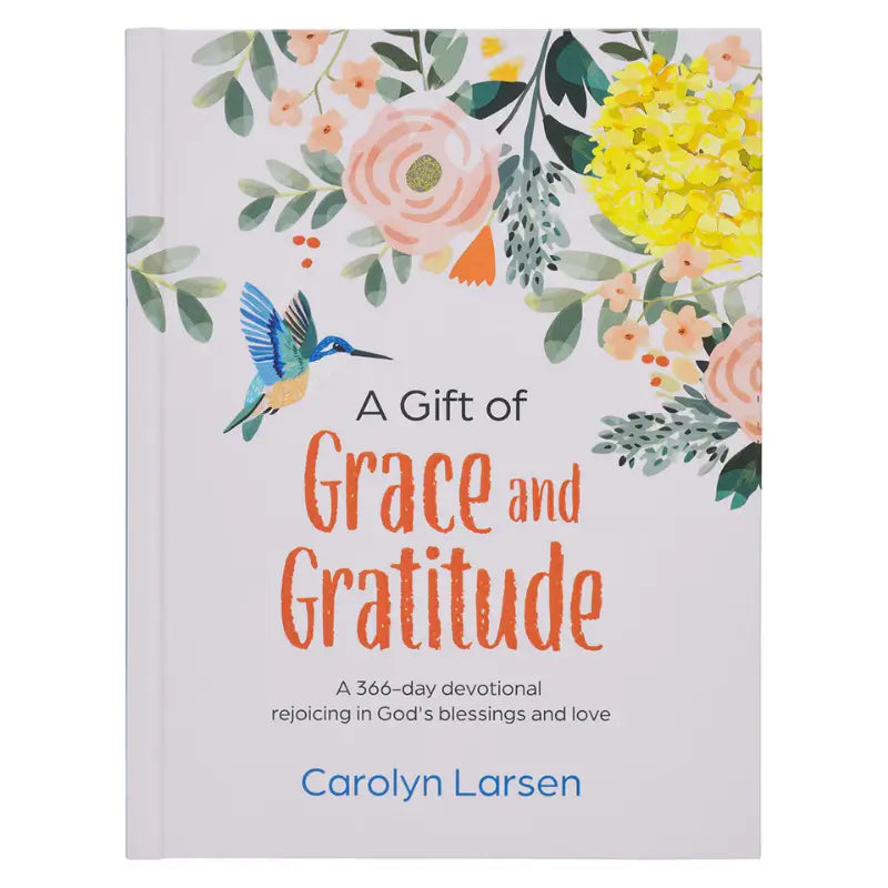 A Gift of Grace & Gratitude White Hardcover Devotional Main image