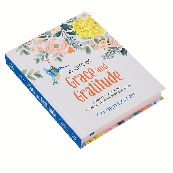 A Gift of Grace & Gratitude White Hardcover Devotional