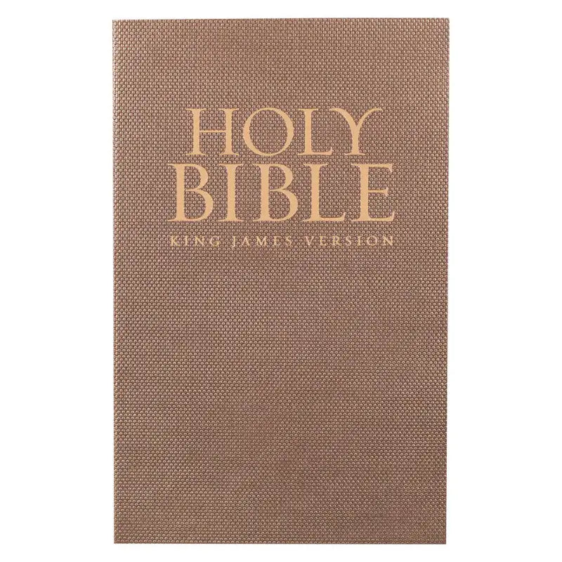 Antique Gold Softcover Gift & Award King James Version Bible Main image