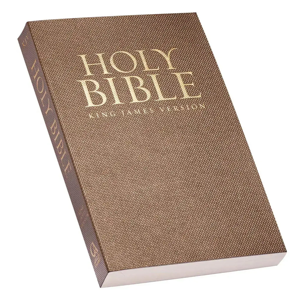 Antique Gold Softcover Gift & Award King James Version Bible
