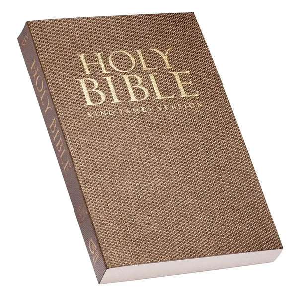 Antique Gold Softcover Gift & Award King James Version Bible