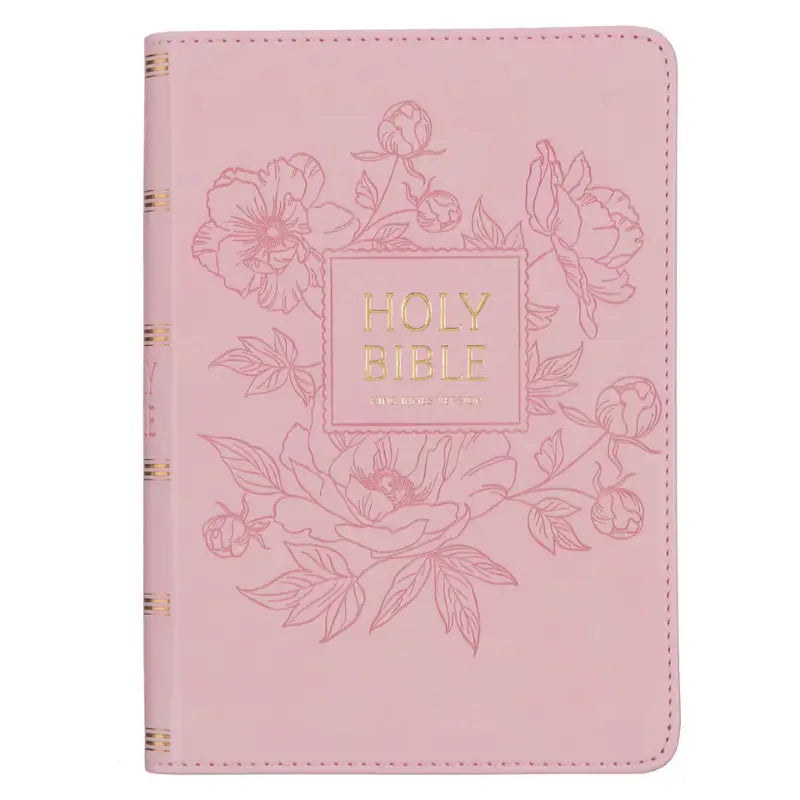 Ballet Pink Large Print Compact King James Version Bible