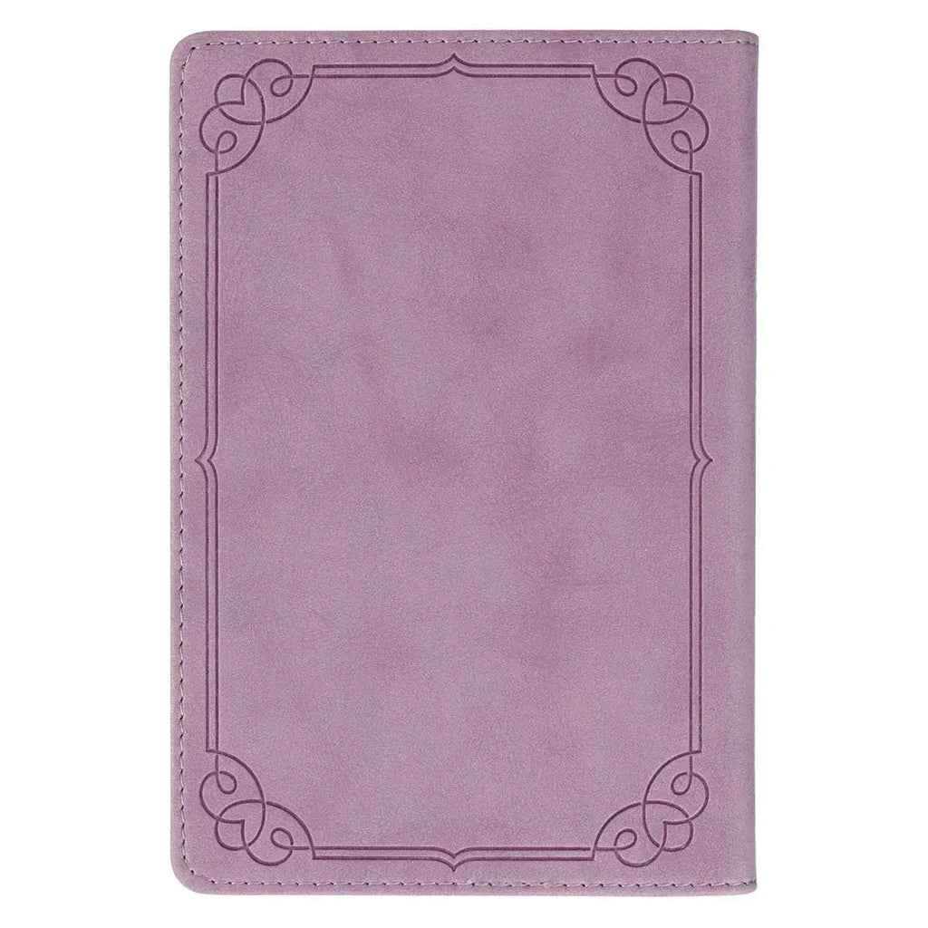Be Brave, Girl! Purple Faux Leather Devotional