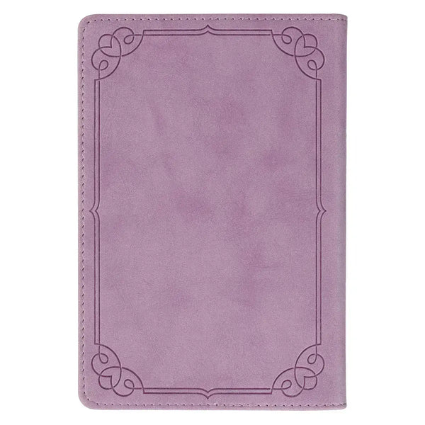 Be Brave, Girl! Purple Faux Leather Devotional