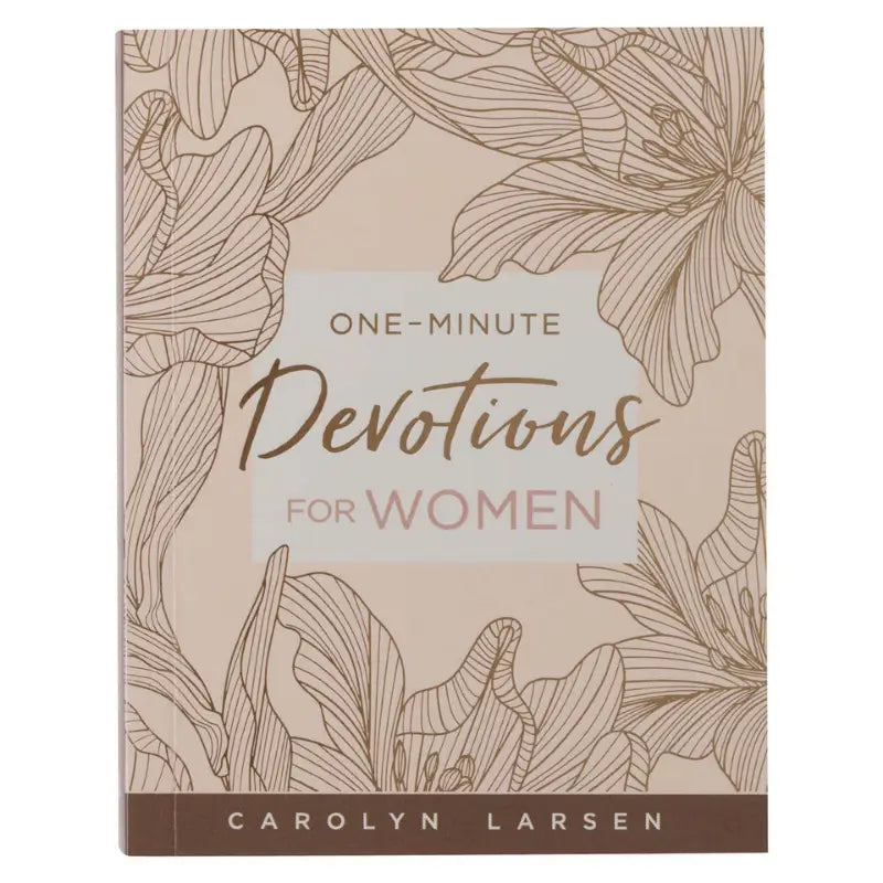 Beige Softcover One-minute Devotions for Women Main image
