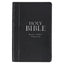 Black Faux Leather King James Version Deluxe Gift Bible with Thumb Index