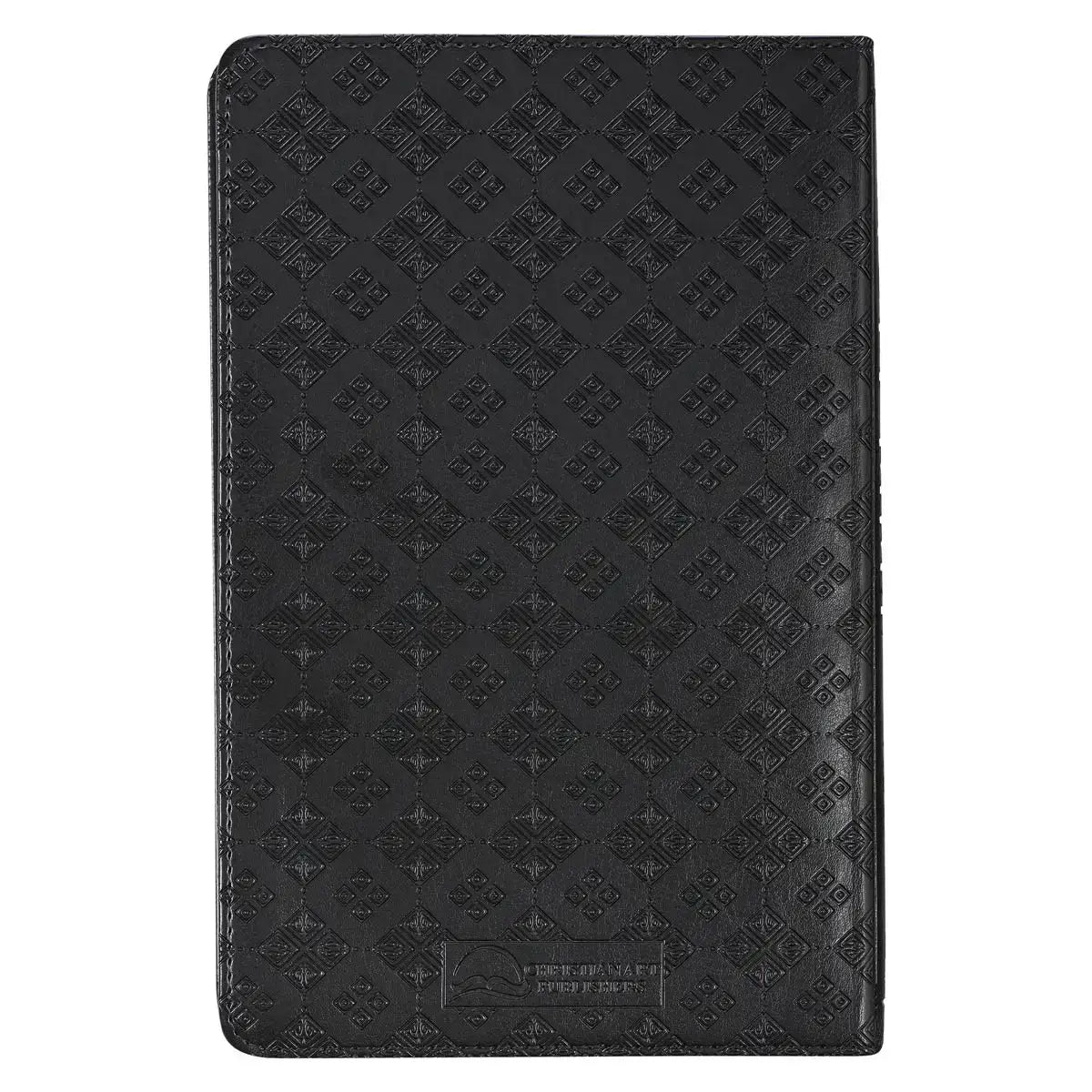 Black Faux Leather King James Version Deluxe Gift Bible with Thumb Index