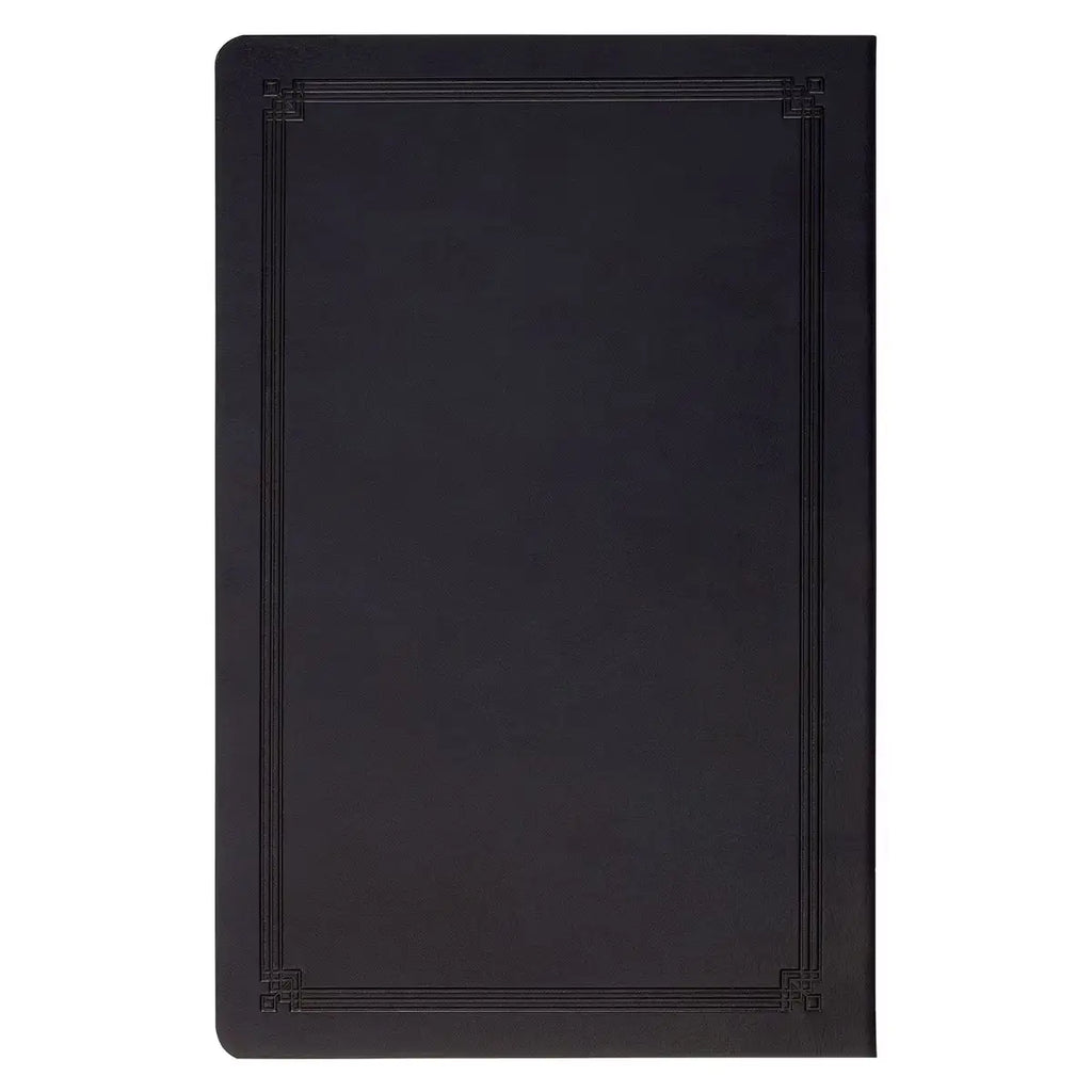Black Faux Leather King James Version Gift Bible