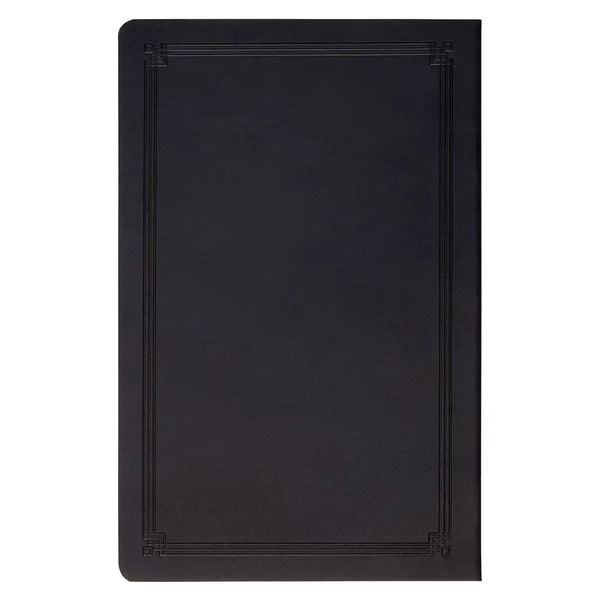 Black Faux Leather King James Version Gift Bible