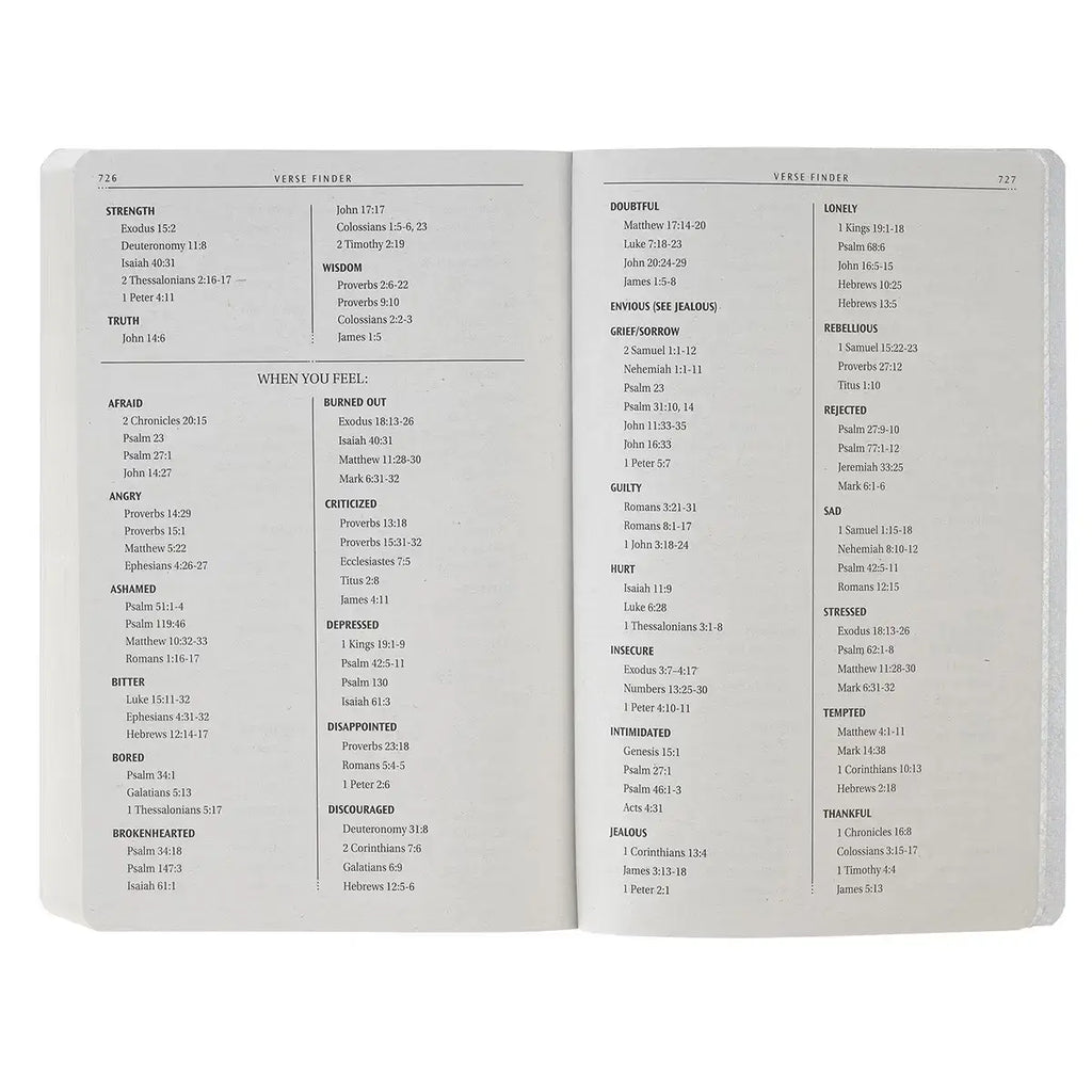Black Faux Leather King James Version Gift Bible