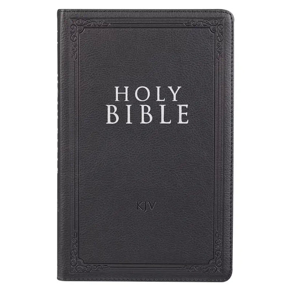 Black Faux Leather King James Version Gift Edition Bible