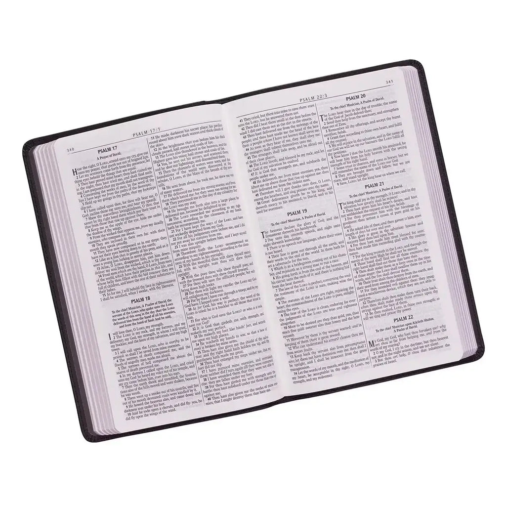 Black Faux Leather King James Version Gift Edition Bible