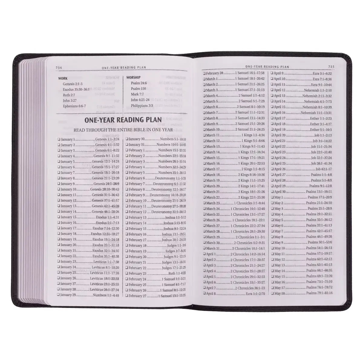 Black Faux Leather King James Version Gift Edition Bible