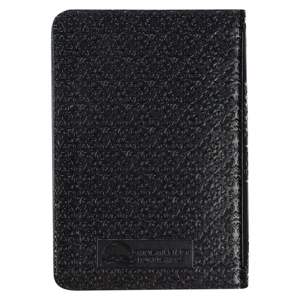 Black Faux Leather King James Version Pocket Bible
