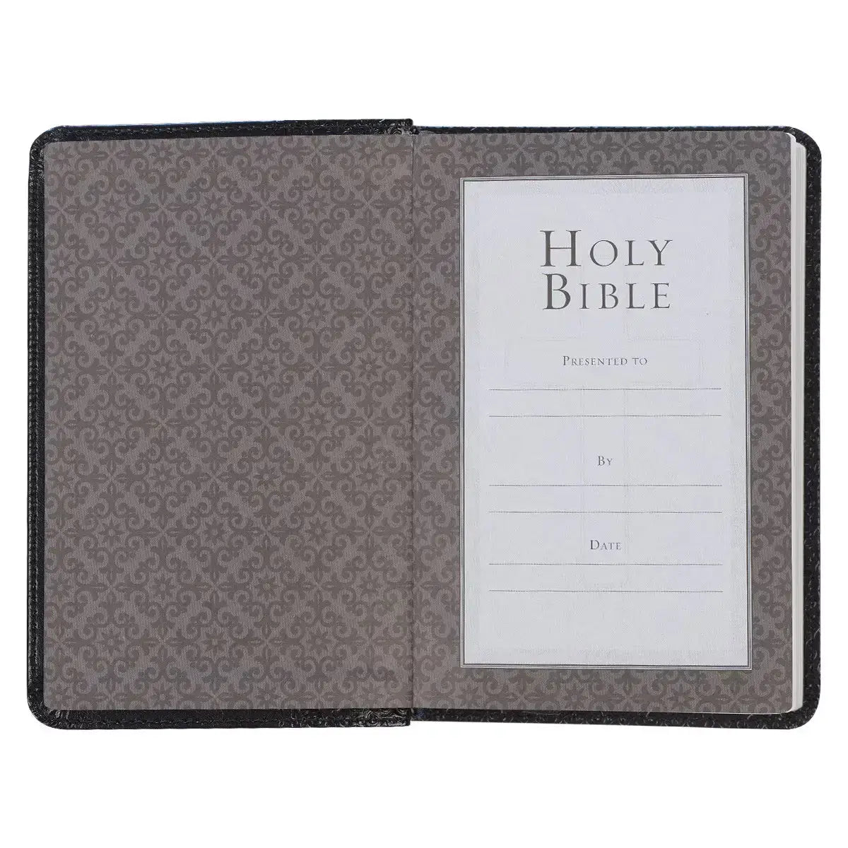 Black Faux Leather King James Version Pocket Bible