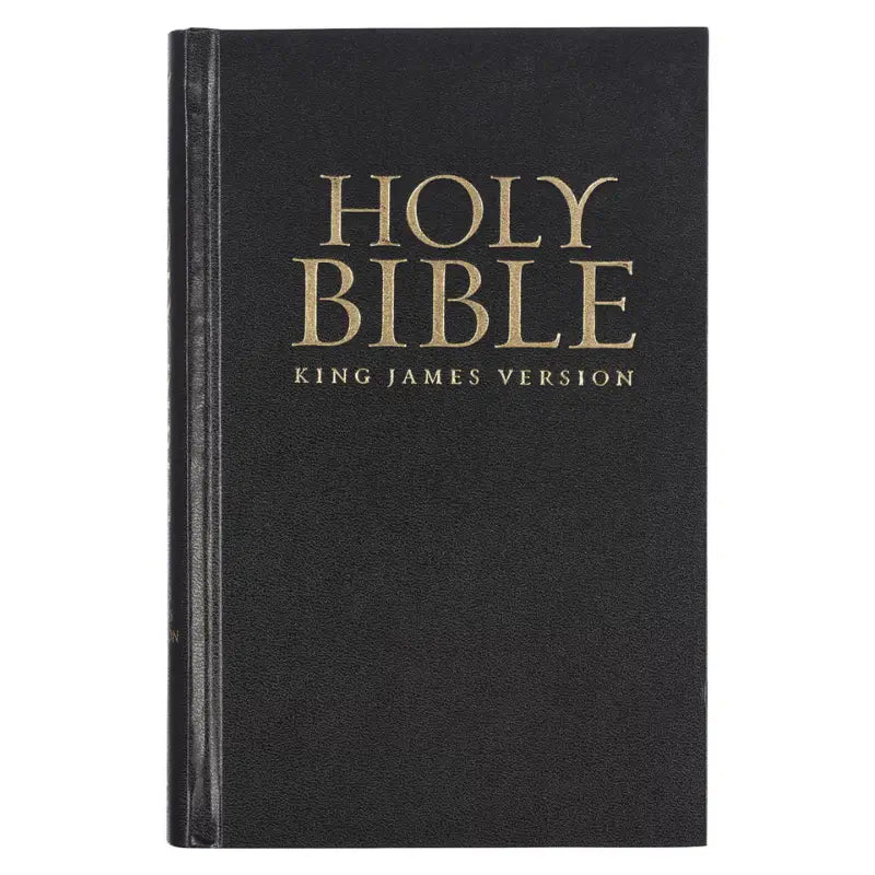 Black Hardcover King James Version Pew & Worship Bible Main image
