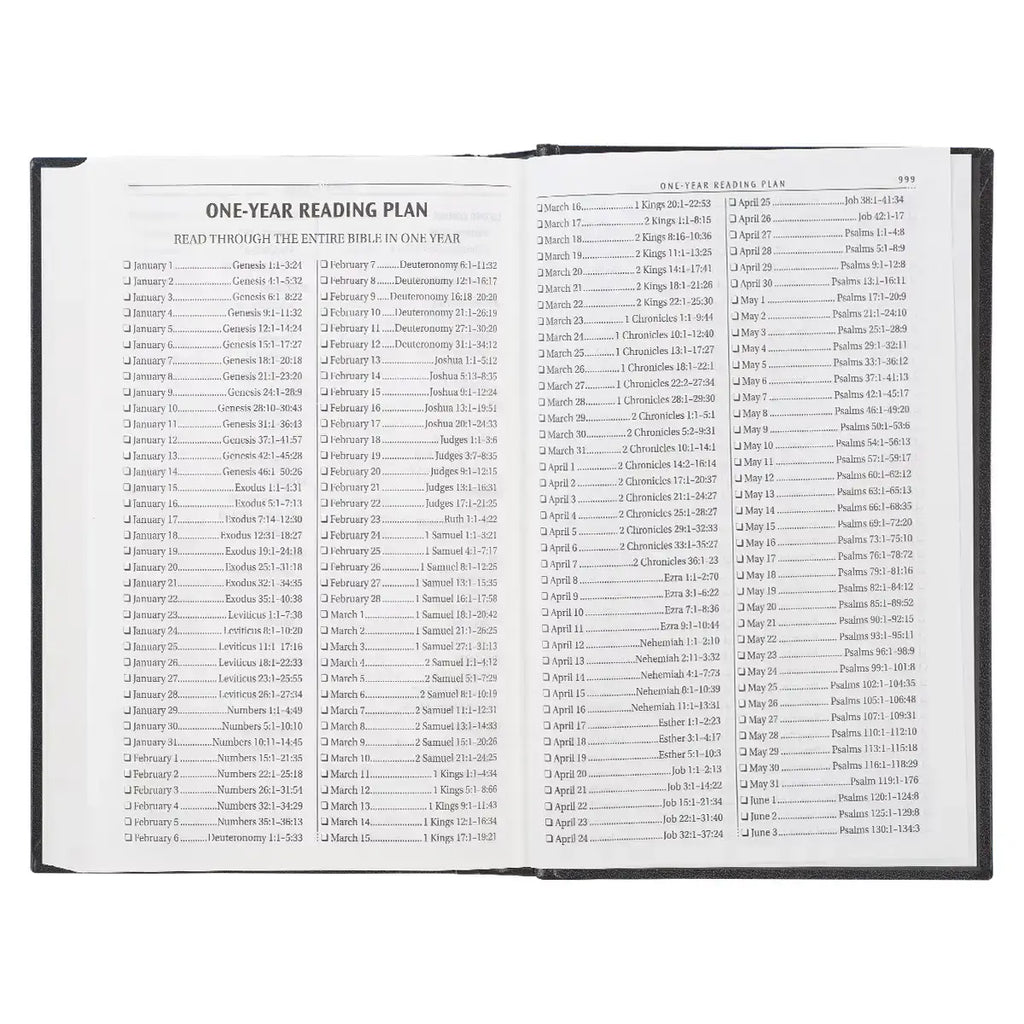 Black Hardcover King James Version Pew & Worship Bible