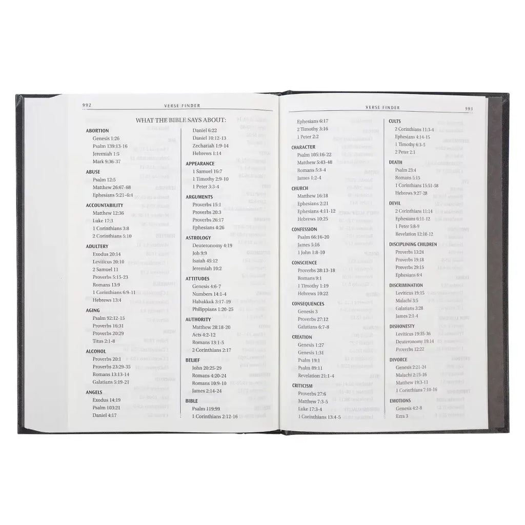 Black Hardcover Large Print King James Version Pew Bible