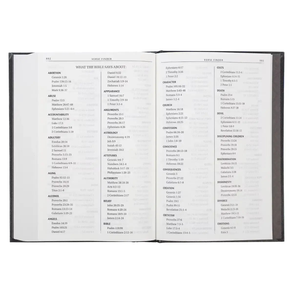 Black Hardcover Large Print King James Version Pew Bible