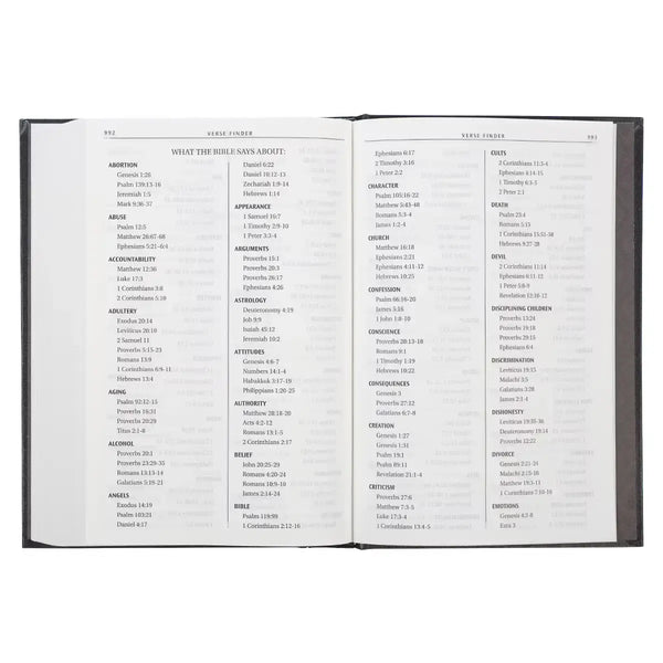 Black Hardcover Large Print King James Version Pew Bible