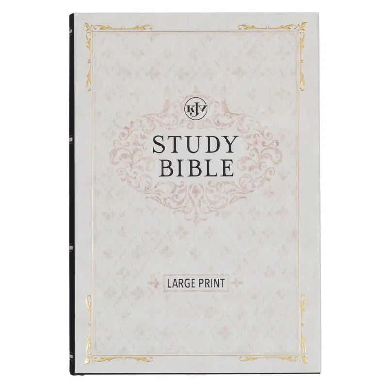 Black Hardcover Large Print King James Version Study Bible Main image