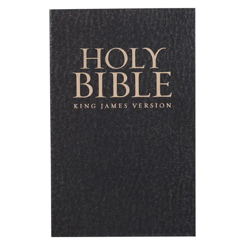 Black Softcover King James Version Gift & Award Bible Main image