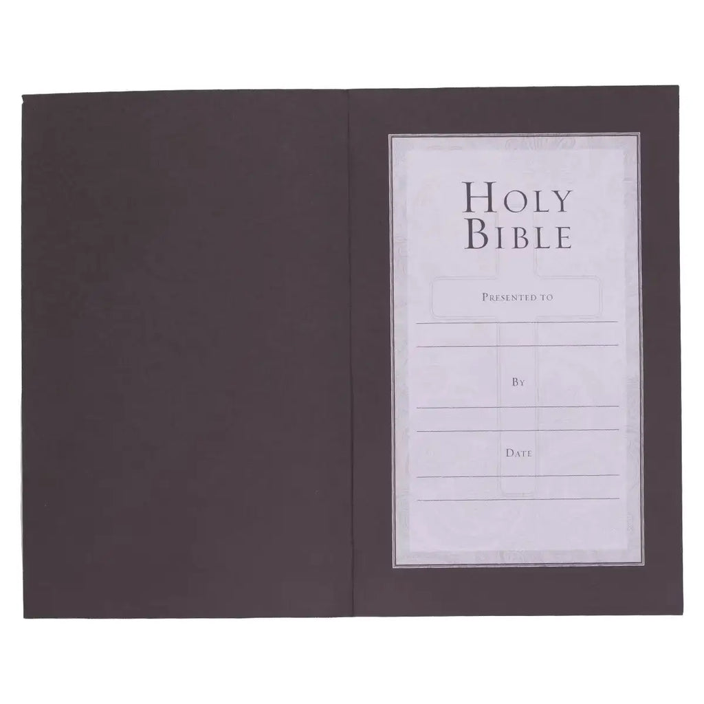 Black Softcover King James Version Gift & Award Bible