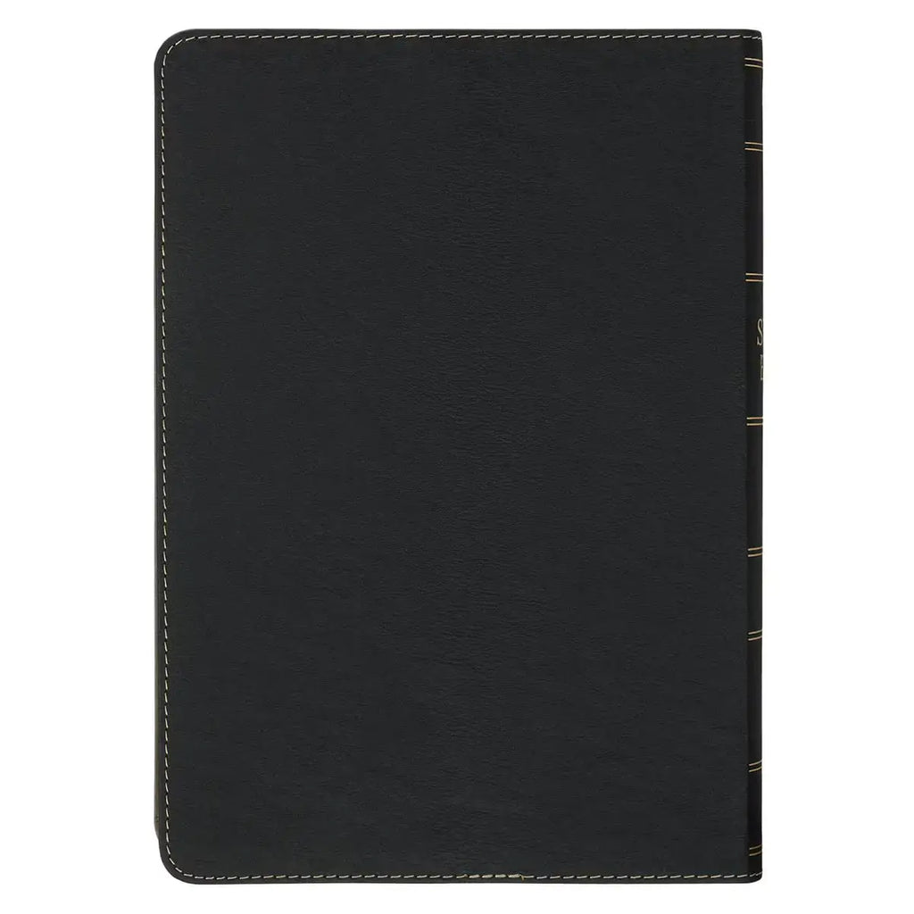 Black & Gray Faux Leather King James Study Bible with Thumb Index