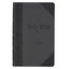 Black & Gray Two-tone Faux Leather Giant Print Standard-size Bible with Thumb Index