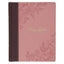 Brown & Pink Faux Leather Hardcover Note-taking Bible