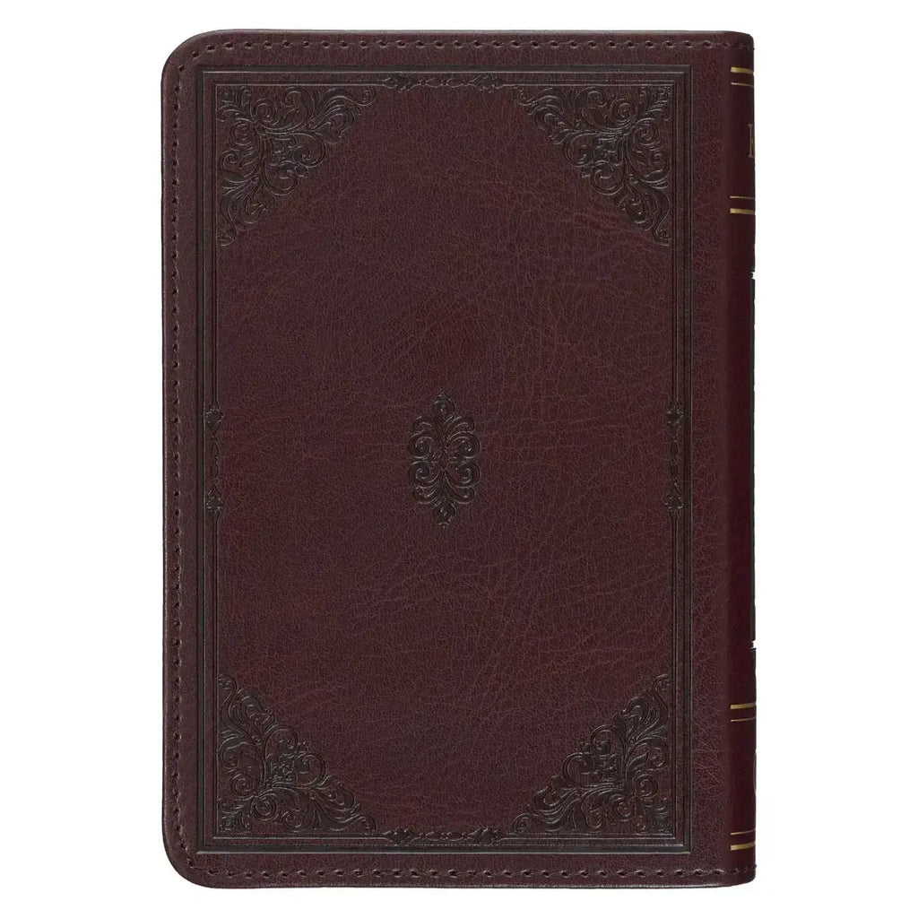 Burgundy Faux Leather King James Version Pocket Bible