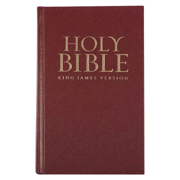 Burgundy Hardcover King James Version Pew Bible