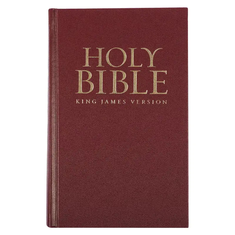 Burgundy Hardcover King James Version Pew Bible Main image