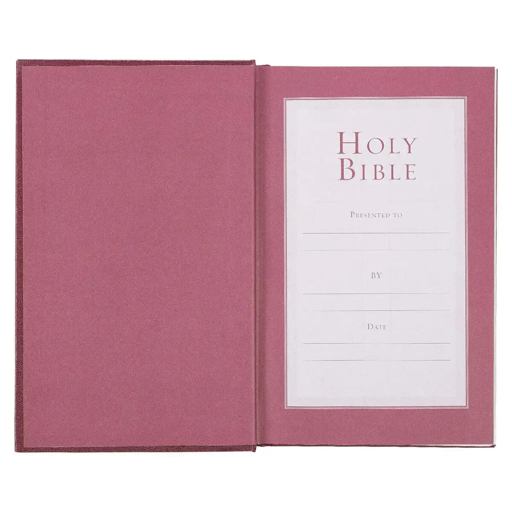 Burgundy Hardcover King James Version Pew Bible