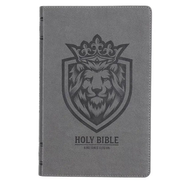 Charcoal Faux Leather Gift Edition King James Version Bible