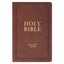 Chestnut Brown Faux Leather King James Version Gift Bible
