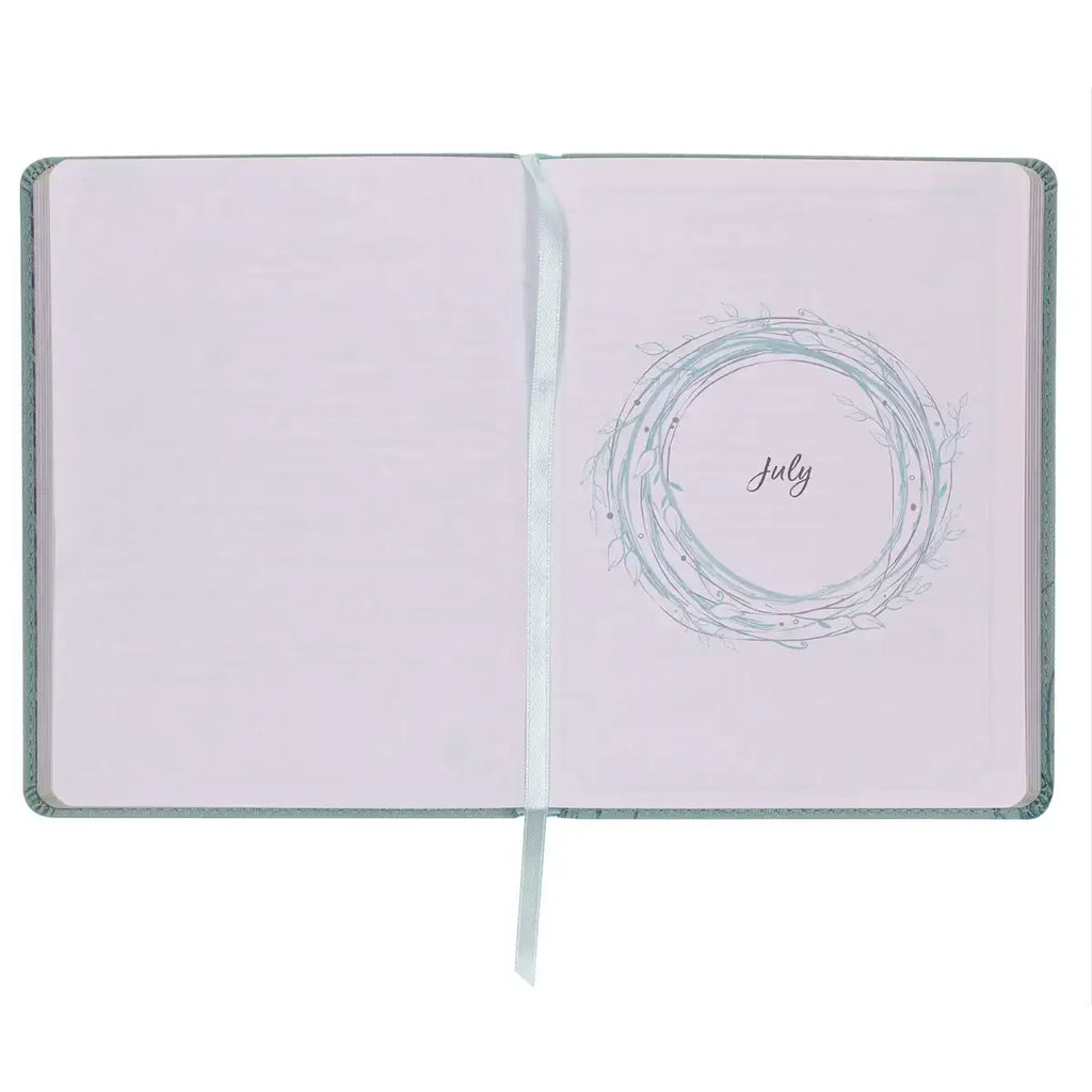 Daily Hope for the Empty Nest Dusty Teal Faux Leather Devotional